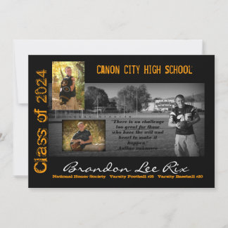 Invitation de graduation du CCHS Tiger2