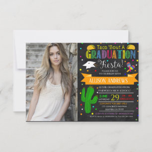 Invitation de graduation Fiesta