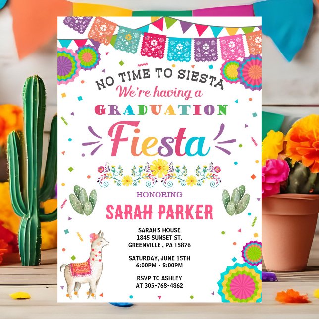 Invitation de graduation Fiesta (Créateur téléchargé)