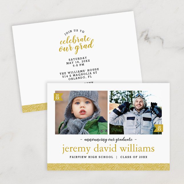 Invitation de graduation photo (Créateur téléchargé)