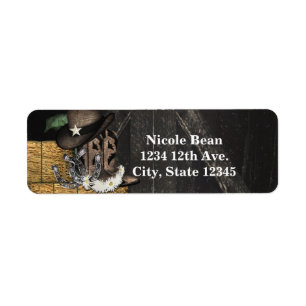 Invitation de grange rustique Country Western