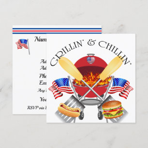 Invitation de Grillin et Chillin
