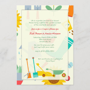 Invitation de hangar de jardin