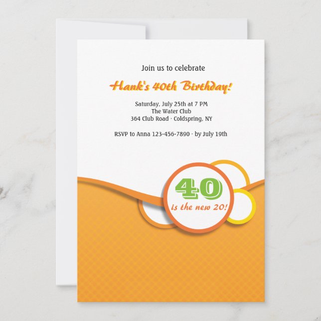 Invitation de Happy Circles (Devant)