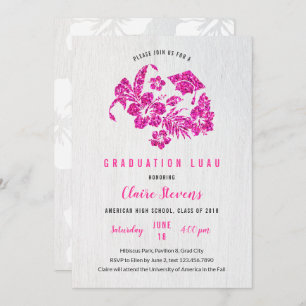Invitation de HIbiscus et de Casquettes