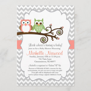Invitation de hibl Baby shower rose
