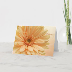 Invitation de jeune demoiselle d'honneur, Gerbera(
