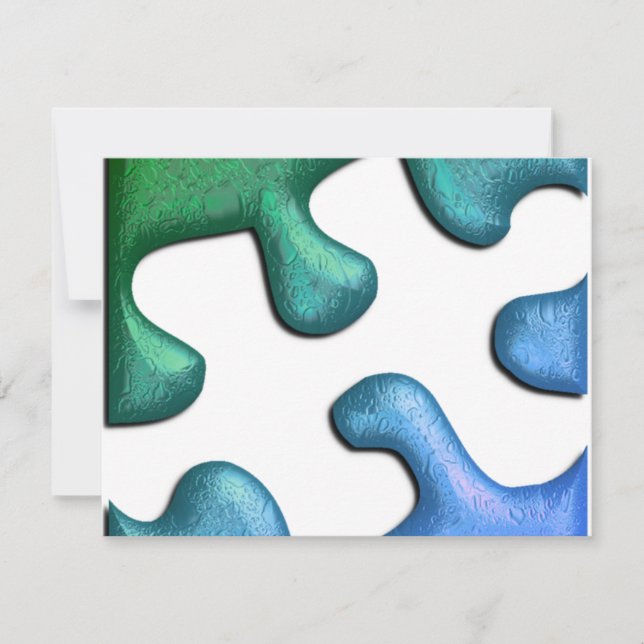 Invitation de Jigsaw Puzzle Piece (Devant)