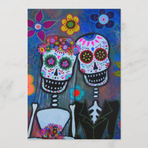 INVITATION DE JOUR DE MARIAGE DES MORTS