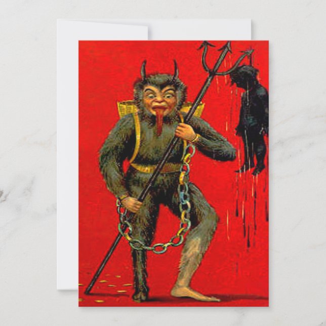 Invitation de Krampus (Devant)