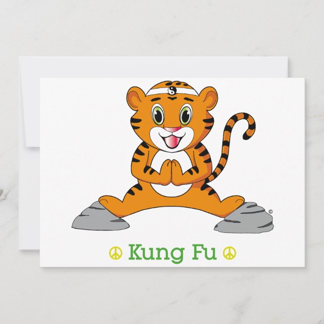 Invitation de Kung Fu Tiger™ (Devant)