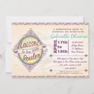 Invitation de la Bachelorette de la Nouvelle-Orléa