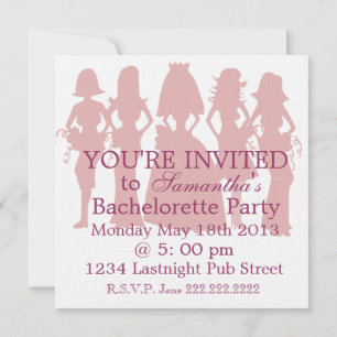 Invitation de la Bachelorette Party