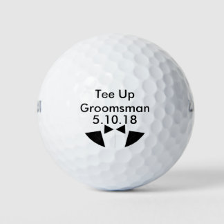 Invitation de la balle de golf Groomsman