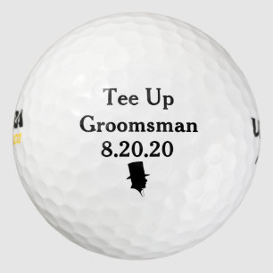 Invitation de la balle de golf Groomsman
