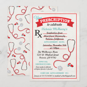 Invitation de la bande d'ordonnance Médicale