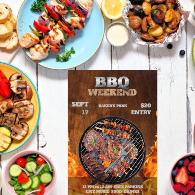 invitation de la circulaire de pique-nique bbq (Créateur téléchargé)