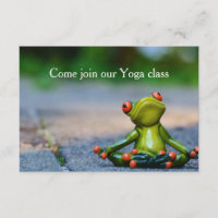 Invitation de la classe Yoga