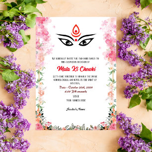 Invitation de la déesse Mata Ki Chowki Durga Jagra
