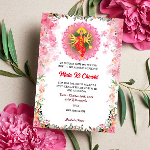 Invitation de la déesse Mata Ki Chowki Durga Jagra