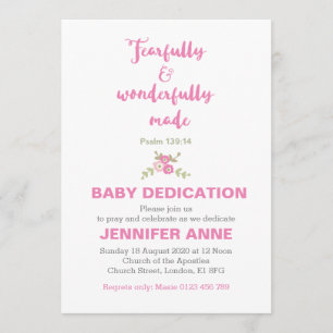 Invitation de la divinité de bébé avec crainte et 