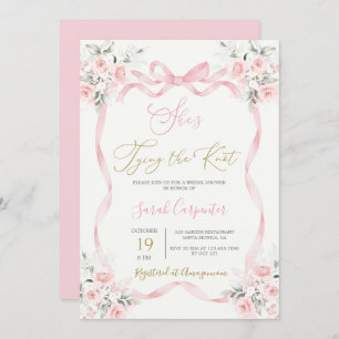 Invitation de la douche nuptiale
