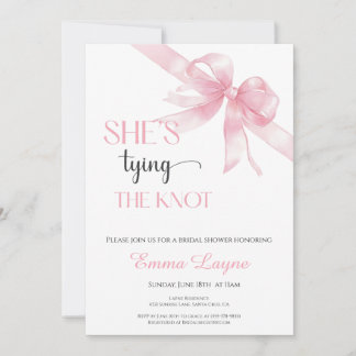 Invitation de la douche nuptiale