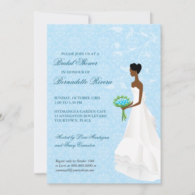 Invitation de la douche nuptiale Aisle (Devant)