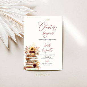 Invitation de la douche nuptiale d'automne