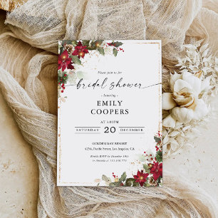 Invitation de la douche nuptiale Rustique Pine Poi