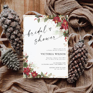 Invitation de la douche nuptiale Rustique Pine Poi