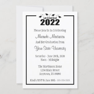 Invitation de la Faculté de droit 2022 (Casquettes