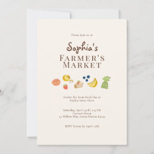 Invitation de la Farmer's Market Main Drawn Party