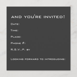 invitation de la fête d'adoption