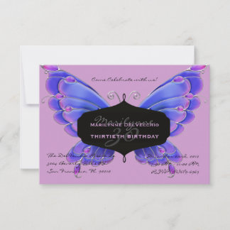 Invitation de la fête d'anniversaire de CUTE