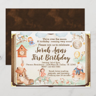 Invitation de la fête d'anniversaire de la mère Go