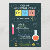 Invitation de la fête d'anniversaire du Laboratoir