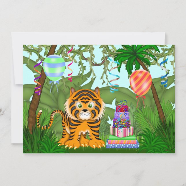 Invitation de la fête d'anniversaire du Tigre du B (Devant)
