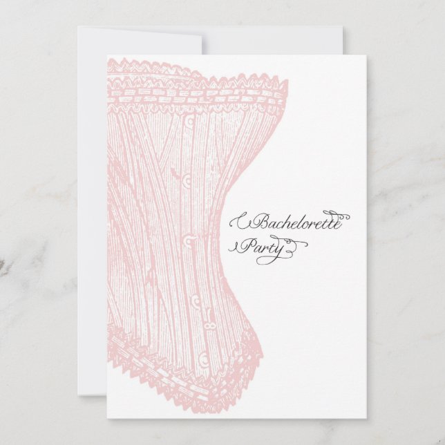 Invitation de la fête de bachelorette sur mesure (Devant)