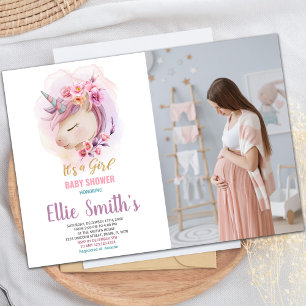 Invitation de la fête de bébé magique personnalisé