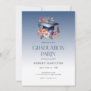 Invitation de la fête de Casquette de graduation F