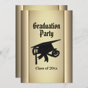 Invitation de la fête de graduation