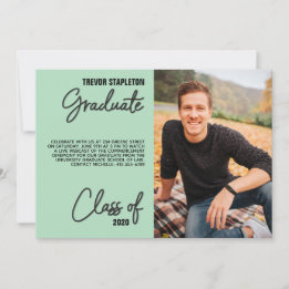 Invitation de la fête de graduation 2022