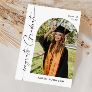 Invitation de la fête de graduation de la photo mo