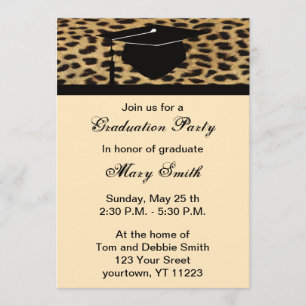 Invitation de la fête de graduation de l'Empreinte