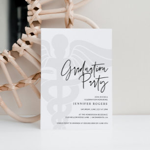 Invitation de la fête de graduation des infirmière