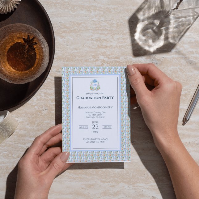 Invitation de la fête de graduation du sud de Prep (Créateur téléchargé)
