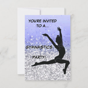 Invitation de la fête de gymnastique Étincelle d'a