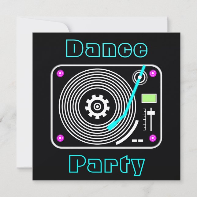 Invitation de la fête de la danse (Devant)