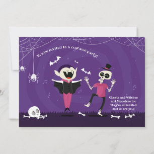 Invitation de la fête de la danse d'Halloween